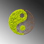 Wallity Yin Yang Accesorio decorativo de pared
